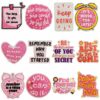 oly-bc196f387bbd4ffb2940e8171e36e73f Wholesale Decorative Pink Inspirational English Embroidered Patch for Clothing Accessory