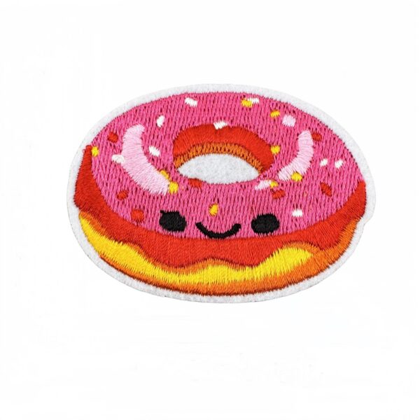 Wholesale Chic Food Embroidery Patches Cute Cartoon Design DIY Fashion Accessory for Bags