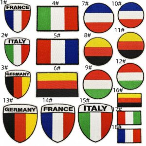 Badge cloth patch set 18 pieces