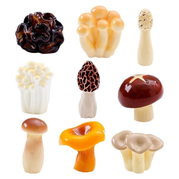 oly-bc4299caf43ce1bf837d688c5ae9bf62 Wholesale Cartoon Resin Mushroom Miniature Decorative Accent for Desk Car DIY Accessory