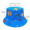 Wholesale Planet Pattern Fisherman Hat Double Sided Sun Hat for Women Fashion Accessory
