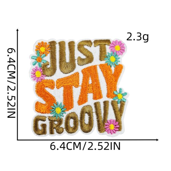 Wholesale Decorative Cartoon Butterfly Rainbow Iron-On Patch for Clothes Bags - Stylish Hippie Embroidery Accessory