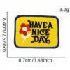 Wholesale Colorful Embroidered English Letter Patches Iron-On for Clothing Decoration Fashion Accessory