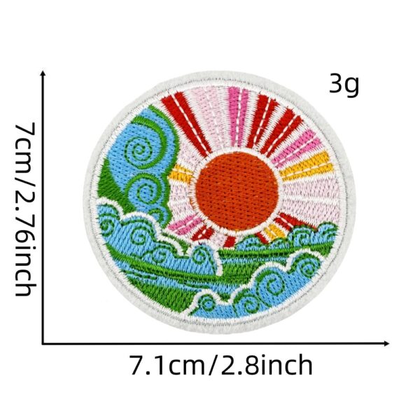 oly-bc6f5734dfa12d2c256efd081a8dfb10 Wholesale Landscape Outdoor Embroidered Patch, Fashion Decorative Accessory, Gift for Travel Lovers, Boutique Resale Item
