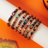 oly-bc81c3f901344b80d18bf093863a3d16 Wholesale Halloween Ghost Pumpkin Soft Clay Bracelet Fashion Jewelry Accessory for Party Gift
