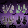 oly-bcb5db2946b956bf738ceb31d4b7c006 Wholesale Plastic Skeleton Hand Prop Pair - Halloween Decorative Accent for Party Decor