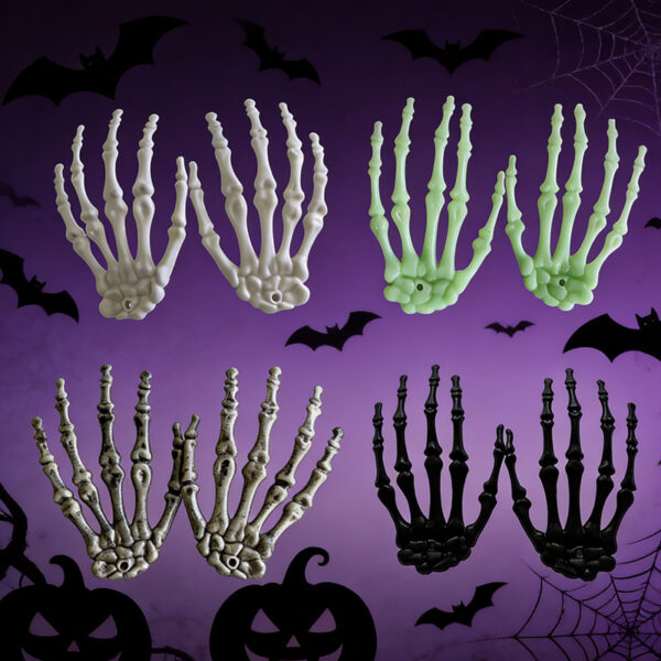 oly-bcb5db2946b956bf738ceb31d4b7c006 Wholesale Plastic Skeleton Hand Prop Pair - Halloween Decorative Accent for Party Decor