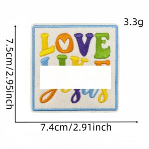 Colorful english cloth stickers 5 #