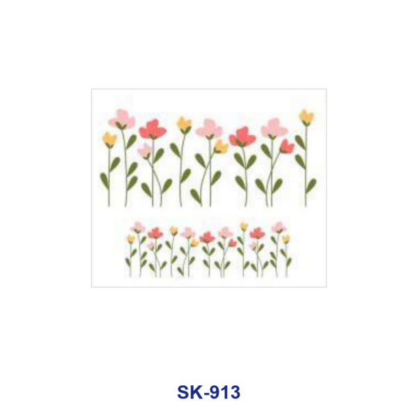 oly-bcedec40b2fe5004af77ede94d08b767 Wholesale 8pcs Various Floral Outline Butterfly Tropical Fruit Seamless Decor Mini Cup Keychain Sticker