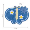 Wholesale Stylish Embroidered Butterfly Patch Stickers Denim Repair Fashion Accessory for Clothing Bag DIY