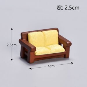 No. 24 brown sofa / Simulation furniture series