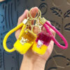 Wholesale Acrylic Crushed Ice Oil-In Keychain Cute Cartoon Design Business Gift Boutique Keychain Accessory OLY Exclusive