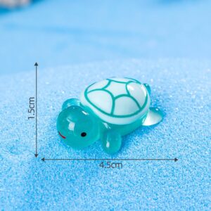 3 # Blue green [large size] / 30 types of luminous cartoon turtles