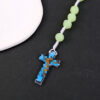 oly-bd7c55a47a32b2bf5075b50669052b24 Wholesale Stylish Glow in the Dark Cross Necklace Plastic Resin Handmade Accessory