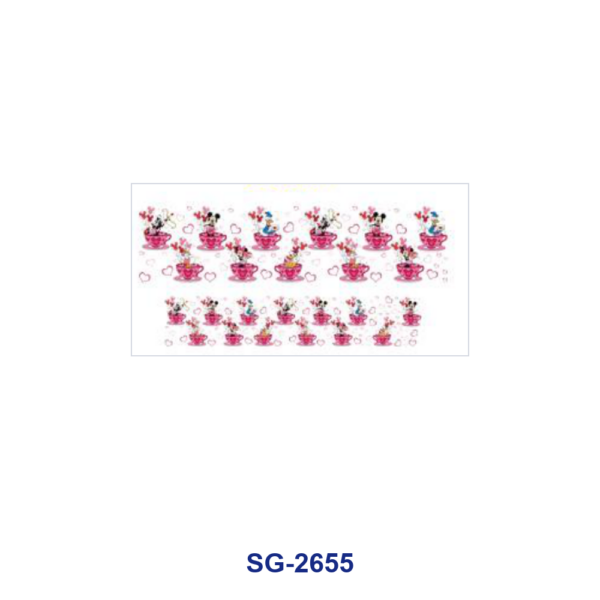 oly-bd857ae2895493f367a9a490d0f1f093 Wholesale 8pcs Classic Cartoon Floral Heart Print 3oz Cup Stickers Wrap OLY Exclusive