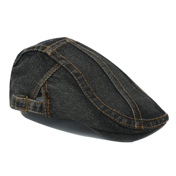 Wholesale Washed Denim Cowboy Hat with Stitching Everyday Sun Protection Cap for Resale