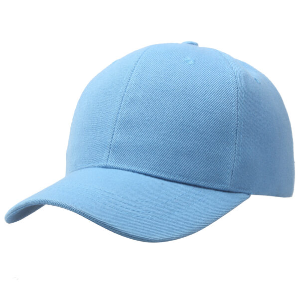 Wholesale Cotton Thick Solid Baseball Cap Korean Style Trendy Sunshade Adjustable Hat
