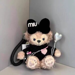 Black sweater camera [shirley rose] / Approximately 10cm, comes with a rope stopper