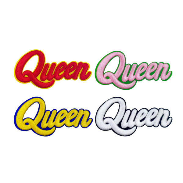 oly-bdabfec100a8d0b850045615bca11dc6 Wholesale Queen 3D Embroidery Patch Iron-on Back Adhesive DIY Fashion Accessory Boutique Gift
