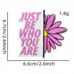 Colorful english cloth stickers 4#