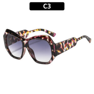 C3-floral frame double gray pieces