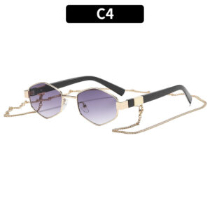 C4-gold frame double gray piece
