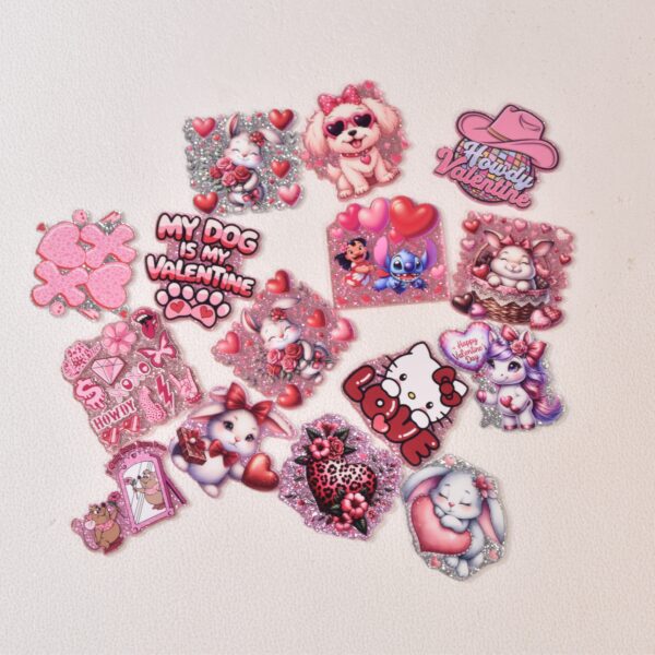 oly-be015e5adefa73e728f6bacbb253df9b Wholesale Random Different Styles 20pcs 30pcs Valentine's Day Acrylic Flat Backs