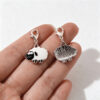 Wholesale Cartoon Sheep Keychain Alloy Electroplated Party Favor Bag Charm Key Ring for Women Resale OLY Exclusive