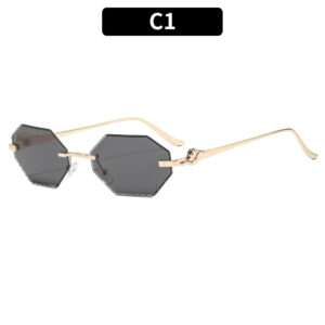 C1-Gold-framed grey sheet