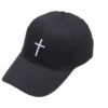 oly-be3bc14e138ee2d29ff6b20868f96282 Wholesale Fashion Cross Embroidery Dad Hat Cotton Baseball Cap Adjustable Resale Style
