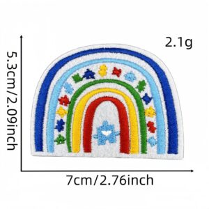 Color cloth stickers 5#