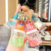 oly-be70a55b4ab9e6715fa9a169c1d62d52 Wholesale Luminous Bubble Bead Bear Keychain Acrylic Bottle Decorative Accessory