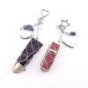 oly-be7a05b73e81c42f9e3525ffffbf468a Wholesale Silver Lipstick Bag Charm Keychain Trendy Metal Fashion Accessory for Gift and Boutique Resale