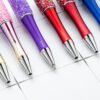 Wholesale DIY Sugar Bead Spinning Pen with Gold Gradient Rhinestone Decorative Office Gift