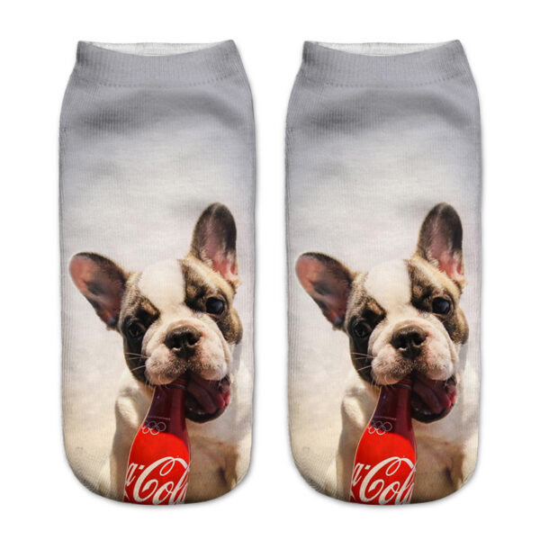 Wholesale 3D Printed Dog Pattern Socks Fashion Accessory Gift