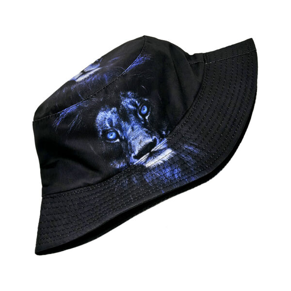 Wholesale Trendy Lion Print Bucket Hat Sun Protection for Men Outdoor Beach