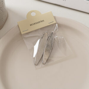 1# thin oval-solid-silver -6cm