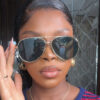 oly-be907d6b35220dd120b631b08128dbe2 Wholesale Chic Large Metal Frame Sunglasses Fashion Sun Protection UV400 Gold Grey Unisex Driving Glasses Gift Boutique Resale