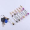 oly-bec0fc9019730aa181dce2374cb07a23 Wholesale Silicone Korean Style DIY Bead Bracelet Keychain Pink Fashion Accessory for Resale