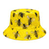 oly-bec3aa95d5c5636861600db0c7af3081 Wholesale Bee Print Double Sided Bucket Hat Trendy Fashion Accessory Gift for Summer