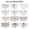 oly-bec40559332b9d979a1e39e48535e58e Wholesale 8pcs Lovely Assorted Designs 3oz Cup Stickers Wrap OLY Exclusive