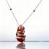 oly-bec8b90cfe8661c63b27937665855cf6 Wholesale Electroplated Zinc Alloy Heart Pendant Couple Necklace with Irregular Chain Trendy Gift