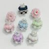 oly-becef4f081c1e176465fe6559b1e926e Wholesale Light Blue Acrylic Crown Beaded Phone Chain Charm for DIY Jewelry Accessory