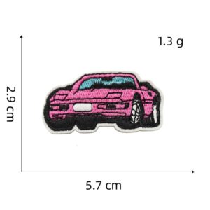 Pink cartoon cloth stickers 12#