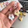 oly-bed25e71189e6a2f8db8d233a1da5199 Wholesale Sweet Donut Cat Keychain Bag Charm Fashion Accessory Gift