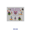 Wholesale 8pcs Cute Anthropomorphic Animal Fantasy Character Birthday Text Botanical Decor Mini Cup Keychain Sticker OLY Exclusive