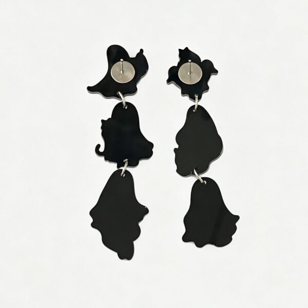 oly-beda112111e307975cdd7f72b005e02b Wholesale Cute Halloween Ghost Black Cat Acrylic Earrings Fashion Accessory for Party Boutique Resale