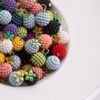 Wholesale Light Luxury Imitation Pearl Loose Beads Navy Blue 12mm DIY Jewelry Accessory Party Craft Gift