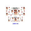 Wholesale 2/4/8pcs Retro Slogan Mini Keychain Sticker OLY Exclusive
