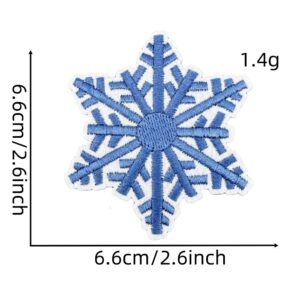 Blue christmas cloth stickers 1#